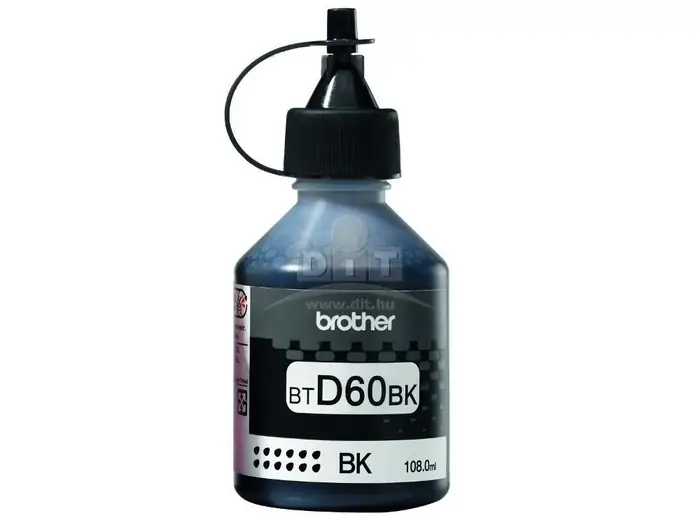 Brother BTD60BK Tintatartály Black 108 ml 7.500 oldal kapacitás